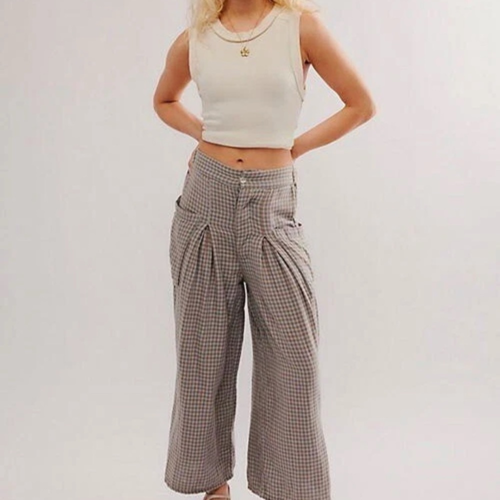 FREE PEOPLE east side trouser pants - Picture 2 of 6